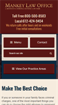 Mobile Screenshot of mankeylawoffice.com